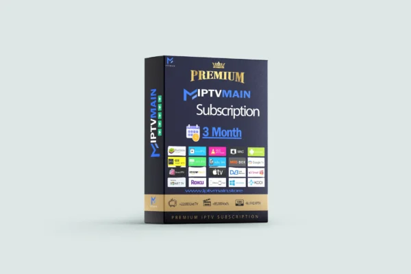 Premium IPTV Main Subscription 3 month